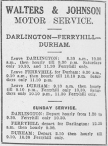 Walters and Johnson Buses.